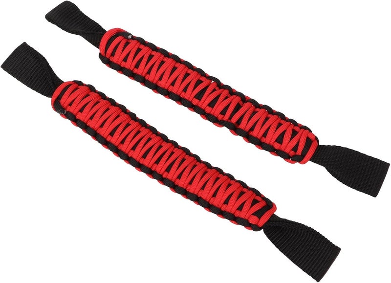 woobles Comfort Handle for Headrest for SUV ATV UTV RV (Black Red) - Image 5